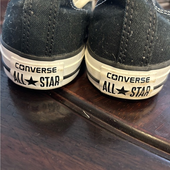 Converse Men’s Black and White All Star Sneakers - Picture 4 of 5